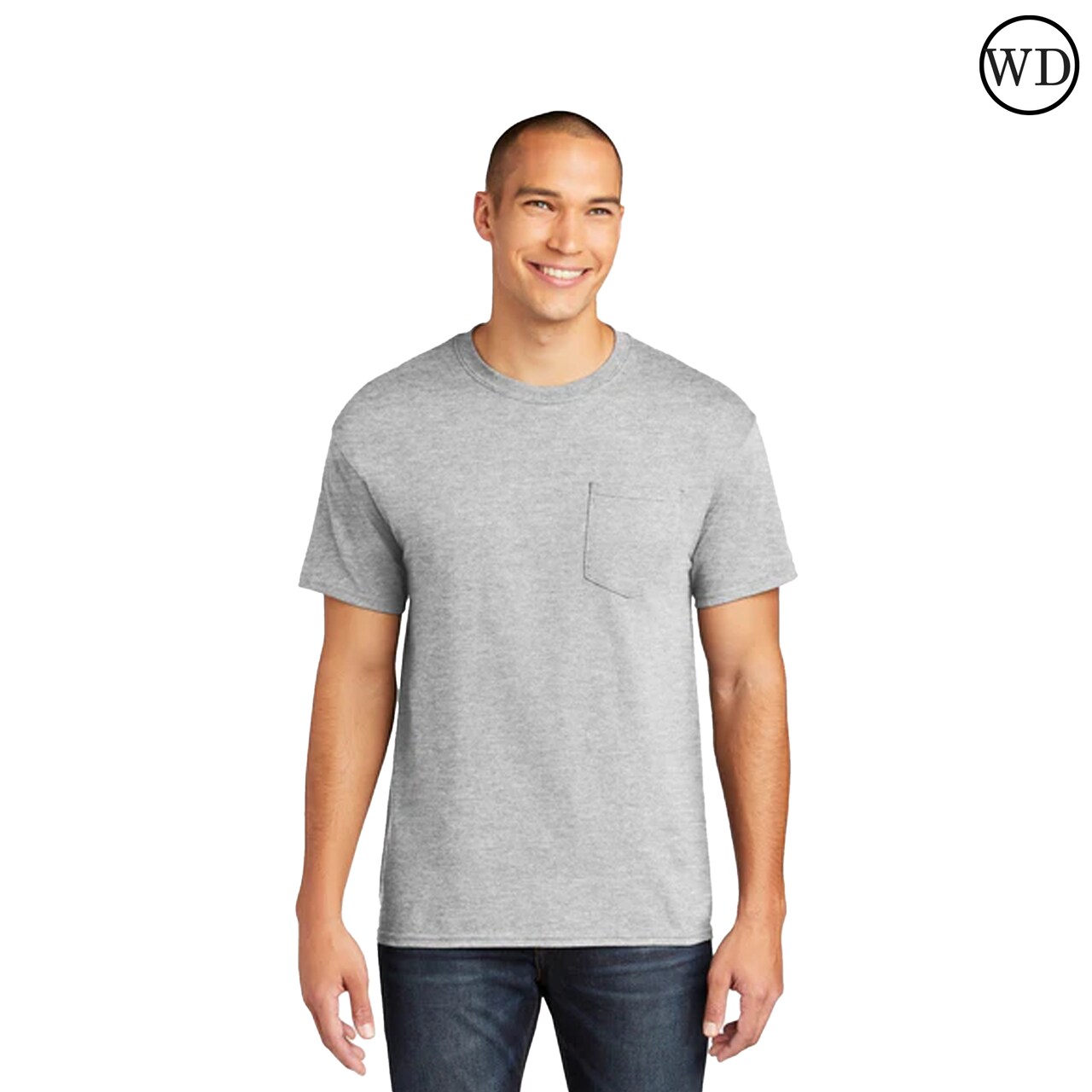 Gildan Heavy Cotton Pocket T-Shirt, Small Business DIY T-Shirt